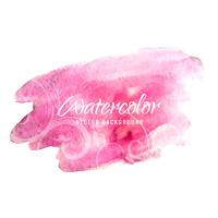 Abstract colorful watercolor stroke background vector