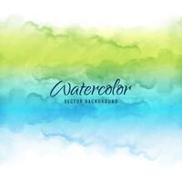 Abstract colorful watercolor stroke background vector