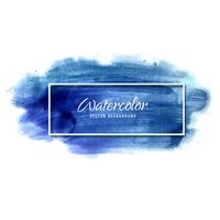 Abstract colorful watercolor stroke background vector