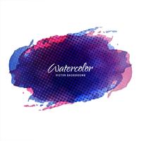 Abstract colorful watercolor stroke background vector