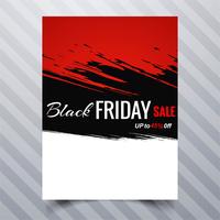 Abstract black friday sale poster brochure template design  vector