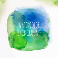 Abstract colorful watercolor stroke background vector