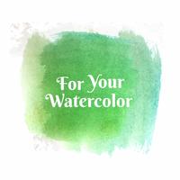 Abstract colorful watercolor stroke background vector