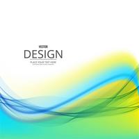 Abstract business elegant wave background illustration vector