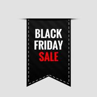 Abstract black friday sale poster design vector