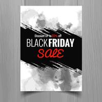 Abstract black friday sale poster brochure template design  vector