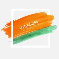 Abstract colorful watercolor stroke background vector