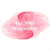 Abstract colorful watercolor stroke background vector