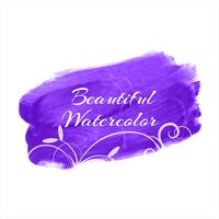 Abstract colorful watercolor stroke background vector