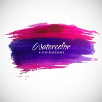 Abstract colorful watercolor stroke background vector