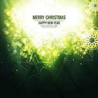 Merry Christmas greeting card colorful background vector