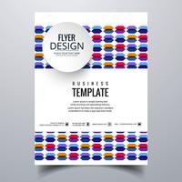 Abstract stylish buisness brochure card template design vector