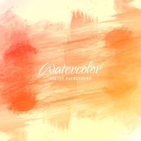 Abstract colorful watercolor stroke background vector