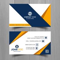 Abstract stylish wave business card template design vector