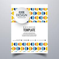 Abstract stylish buisness brochure card template design vector