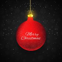 Merry Christmas greeting card colorful background vector