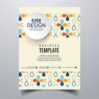 Abstract stylish buisness brochure card template design vector