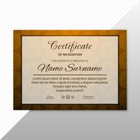 Abstract creative certificate of appreciation award template des vector