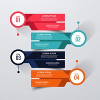 Abstract creative infographic background  vector