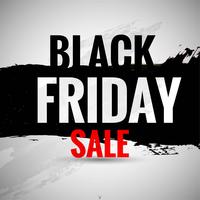 Abstract black friday sale poster design vector