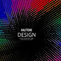 Background of spots halftone vector