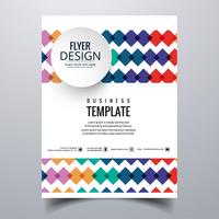 Abstract stylish buisness brochure card template design vector