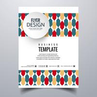 Abstract stylish buisness brochure card template design vector