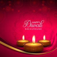 Creative Diwali Festival Decorative Template Background vector