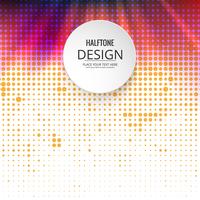 Abstract halftone colorful design vector