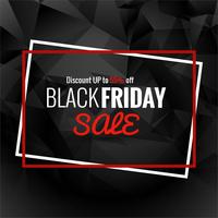 Abstract black friday sale poster design vector