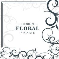 Abstract decorative floral background vector