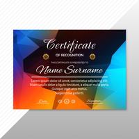 Certificate Premium template awards diploma background vector