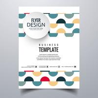 Abstract stylish buisness brochure card template design vector