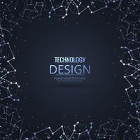 Abstract technology background design illustration vector