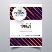 Abstract stylish buisness brochure card template design vector