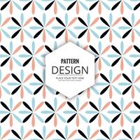 Abstract decorative seamless pattern design vector