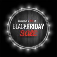 Abstract black friday sale poster design vector