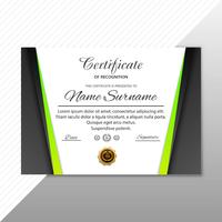 Certificado de plantilla Premium premios diploma vector de fondo