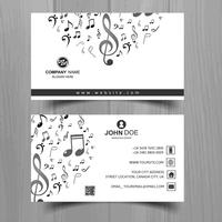 Abstract stylish wave business card template design vector