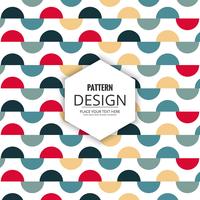 Abstract decorative seamless pattern design vector