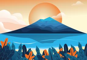 Mountain View Vector Design