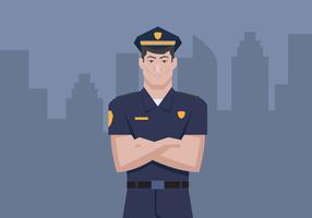 Police Officer Vector Illustration