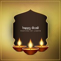 Abstract Happy Diwali decorative background vector