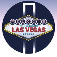 Bienvenido a Fabulous Las Vegas Nevada Sign vector