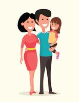Family Adoption Illustration vector