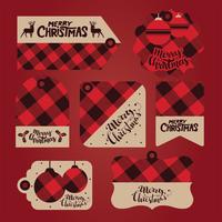 Christmas Gift Tags Vector Pack