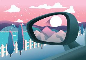 Rear View Mirror Vector