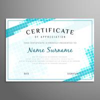 Abstract certificate background vector