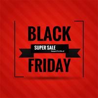 Abstract black friday sale poster design vector