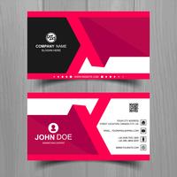 Abstract stylish wave business card template design vector